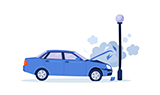 Damaged-car
